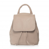 Rucsac dama din piele naturala DiAmanti Umberto Rose Taupe
